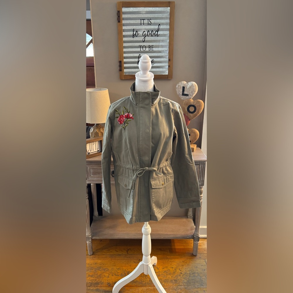 Loft Embroidered Utility Jacket